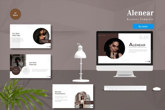 Alenear - Keynote Template: A Strategic Tool for Professional Presentations