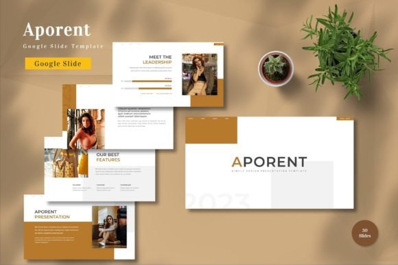 Aporent - Google Slide Template