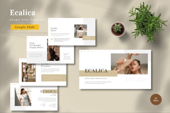 Ecalica - Google Slide Template: A Practical Tool for Every Presenter