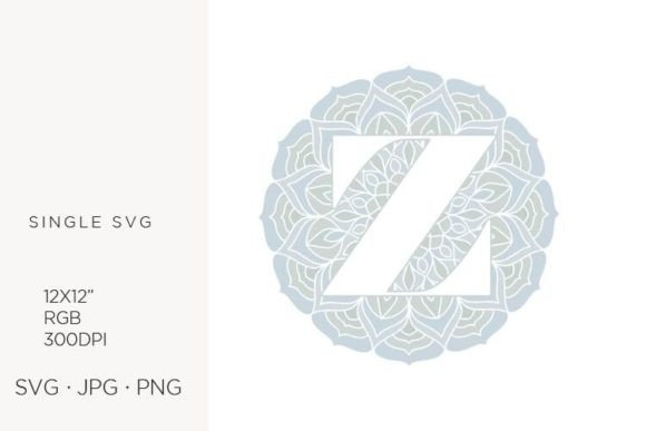 Evaluating the Mandala Monogram Letter Z for Design Projects