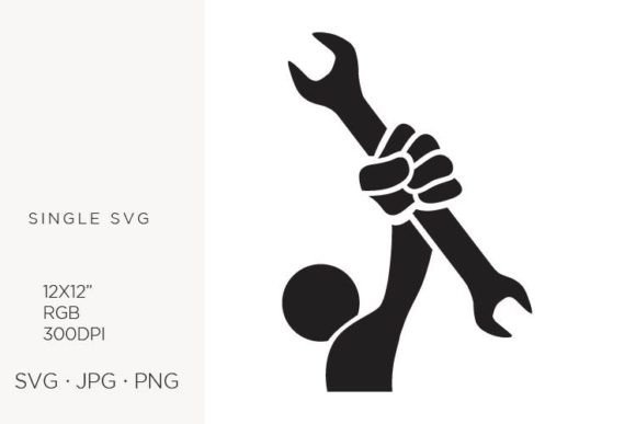 Human Figure Holding Wrench: A Practical Guide to Versatile Vector Art for Designers and Makers