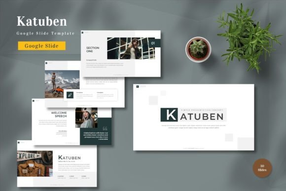 Katuben - Google Slide Template: Elevating Your Presentation Workflow