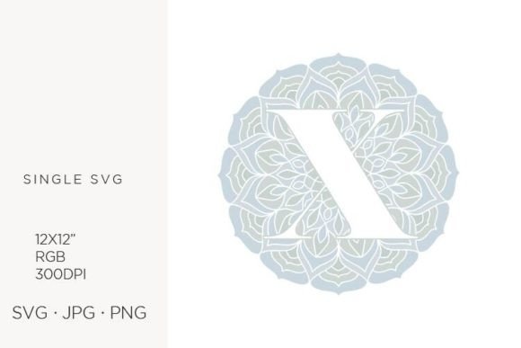 The Art and Utility of the Mandala Monogram Letter X